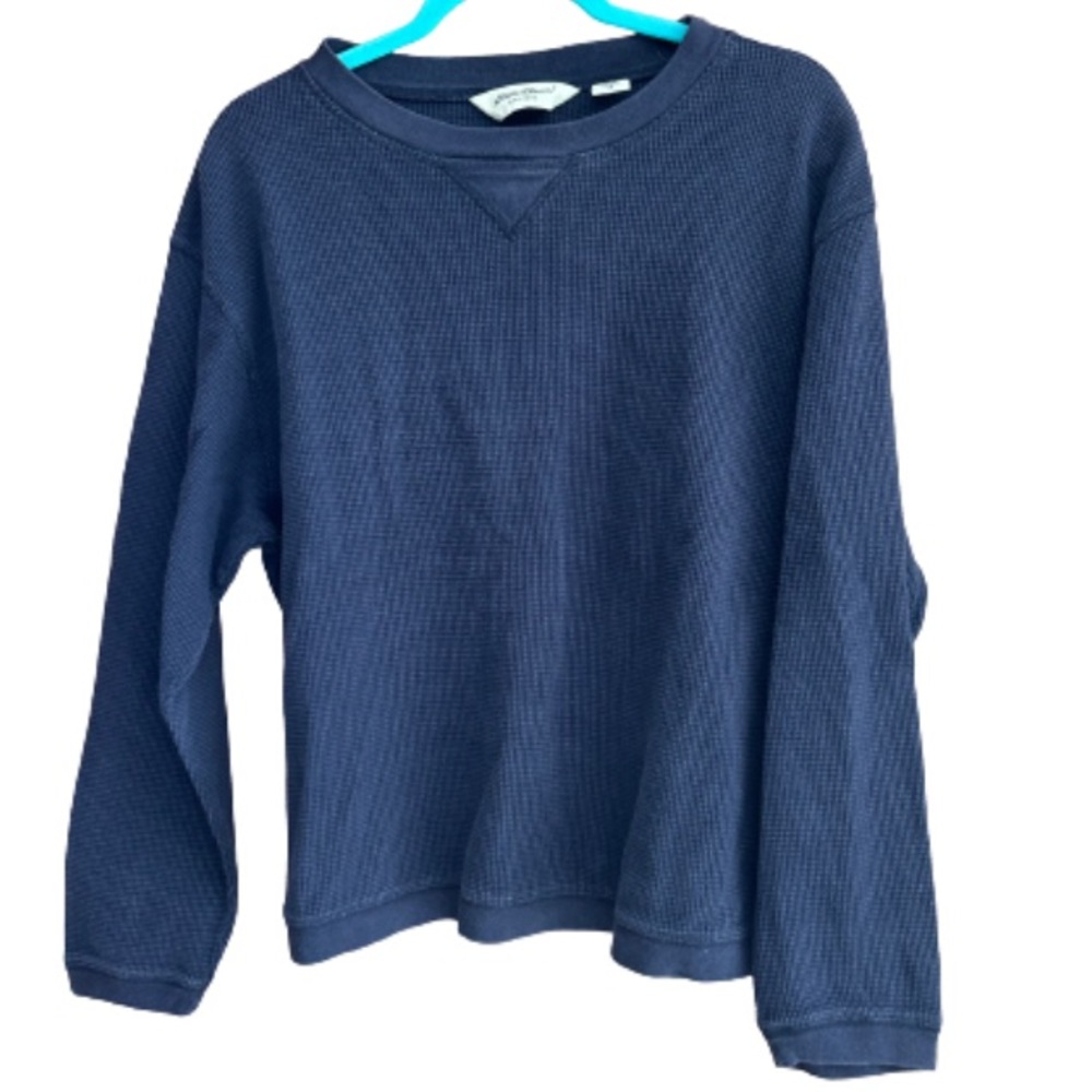 Eddie Bauer navy thermal petite M